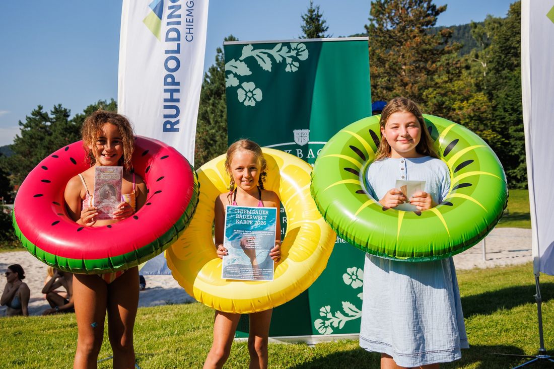 Ehrung Kinder der drei Erstplatzierten. 